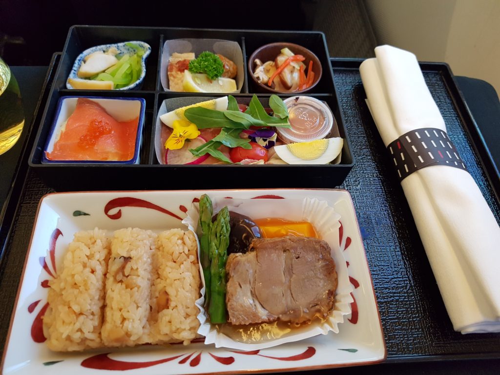 Japan Airlines Business Class Meal