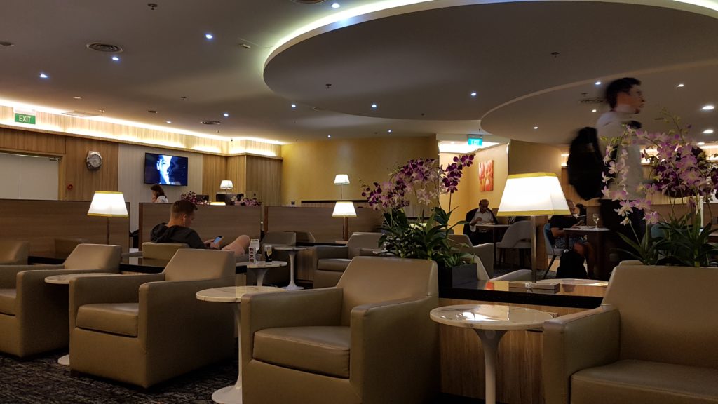 SATS Premier Lounge SIN Chillout areas