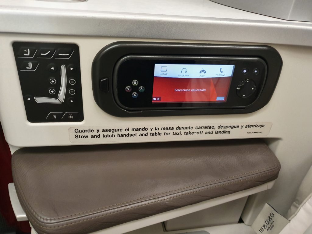 IBERIA Business Class Seat Control and IFE controller