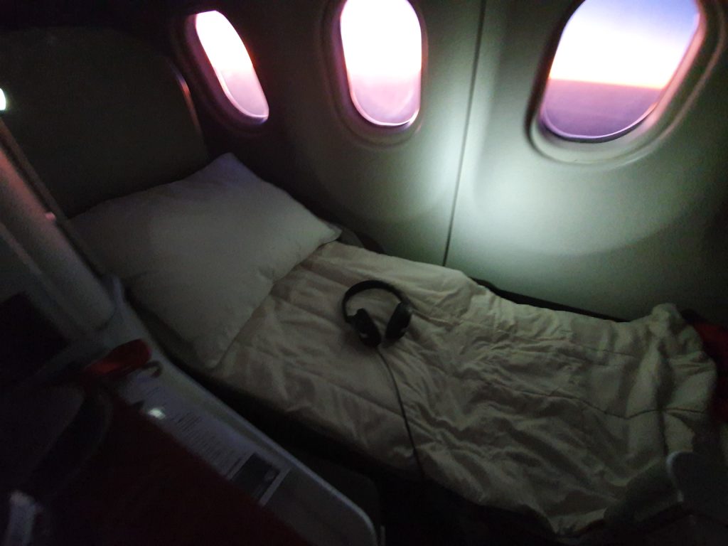 Iberia Business Class Bed