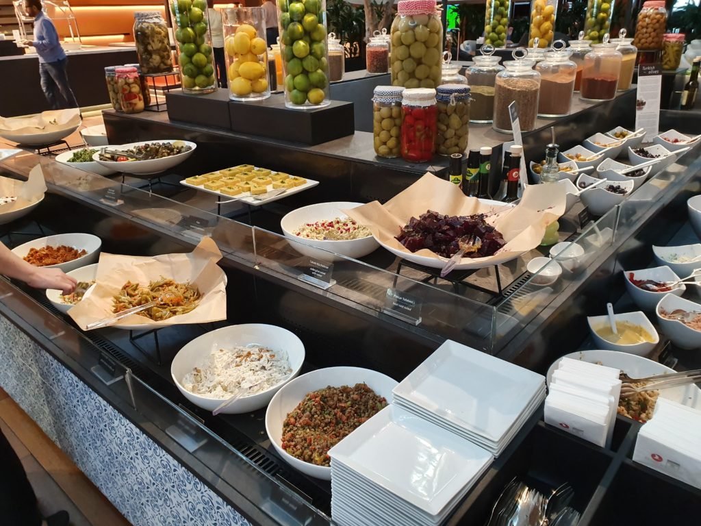 TK Lounge Food Selection