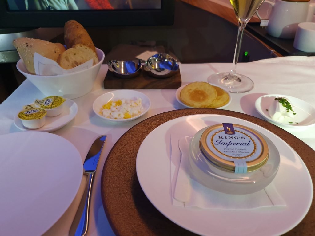 CX First Class Caviar Service