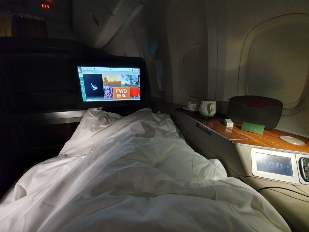 In Bed CX First Class