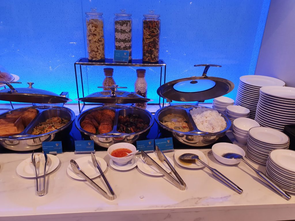 Oman Air First Business Class Lounge Snacks 2