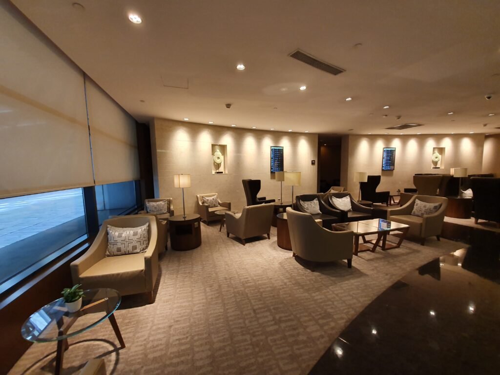 Air China First Class Lounge Seating Area 2