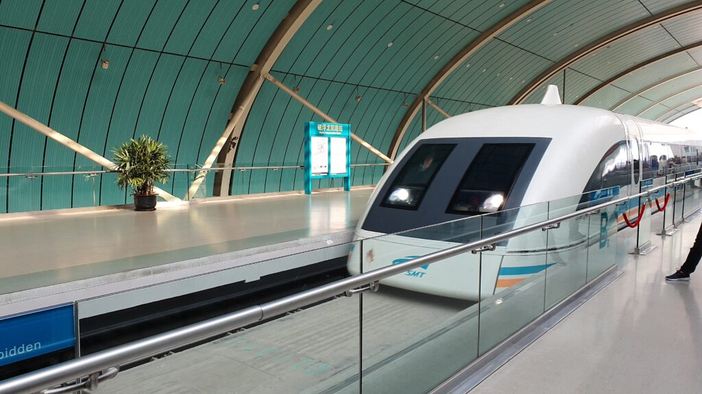 Maglev Train To Shanghai PVG