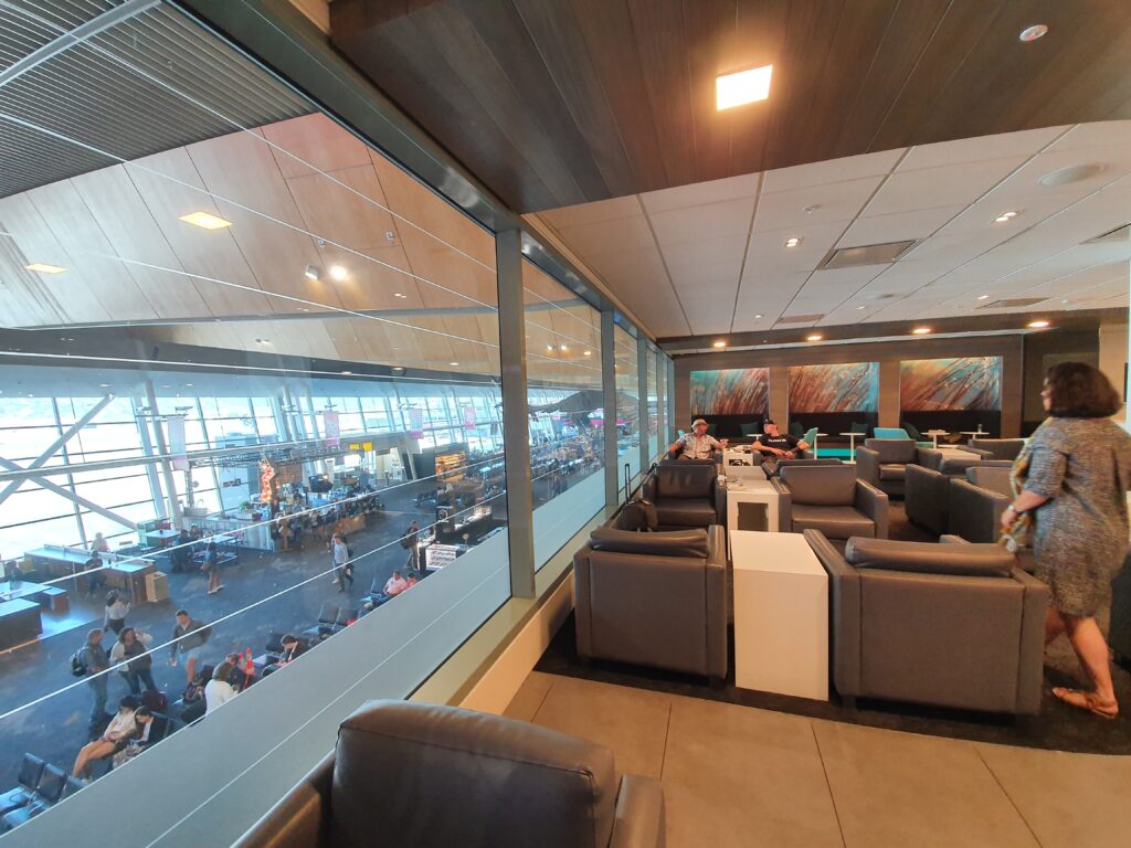 Air NZ Lounge Seating Overlooking Terminal