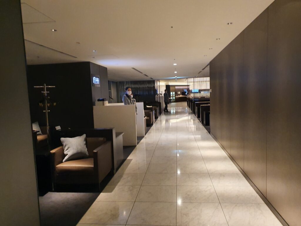 ANA Suite Lounge Corridor To One Of Two Main Areas