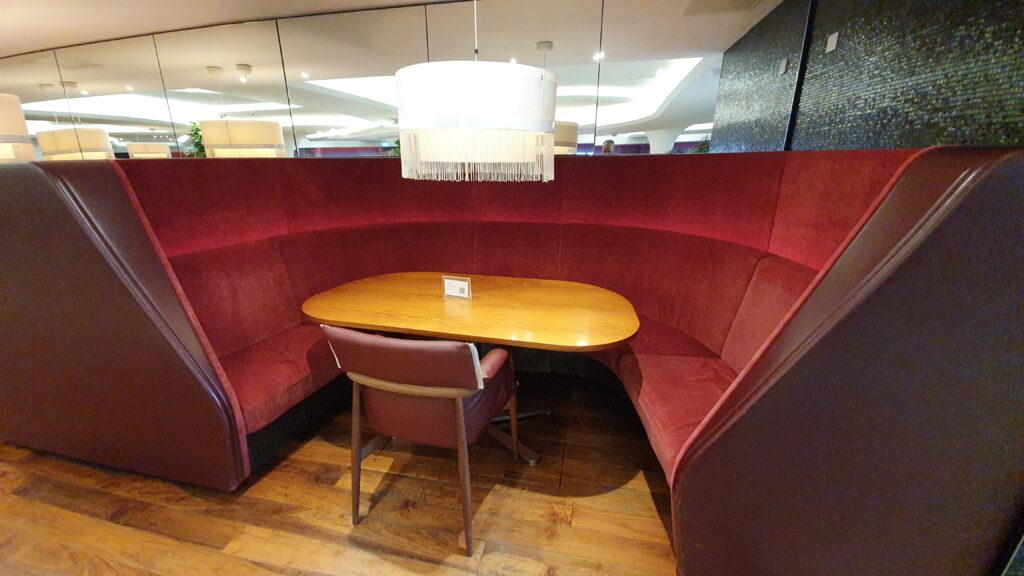 Virgin Clubhouse Dining Booth