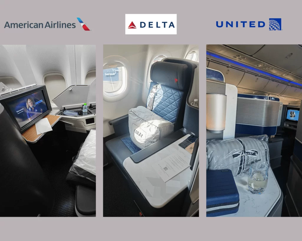 American vs Delta vs United