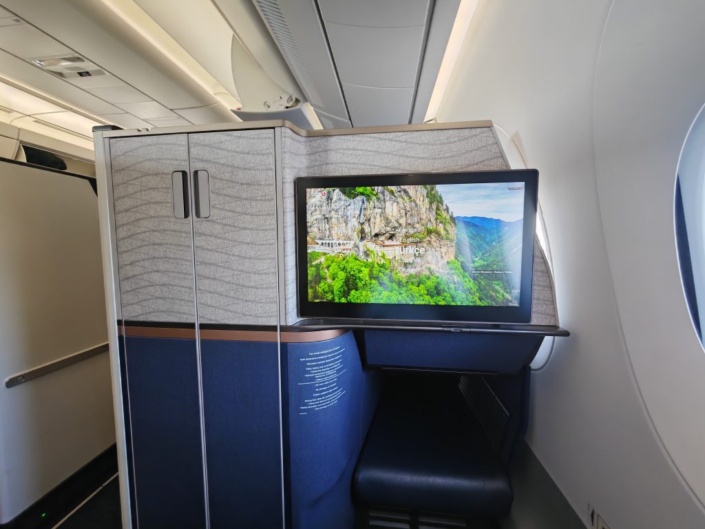 Turkish A350 Business Class To Tashkent Suites IFE