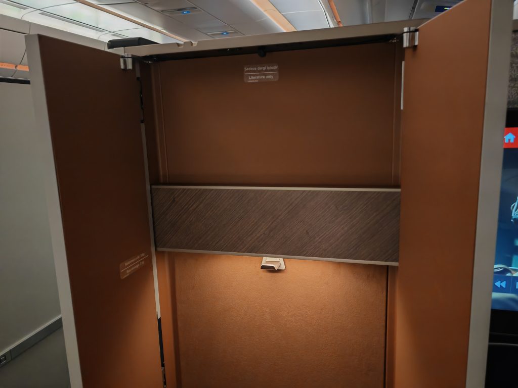 Turkish Airlines A350 Suites Personal Wardrobe