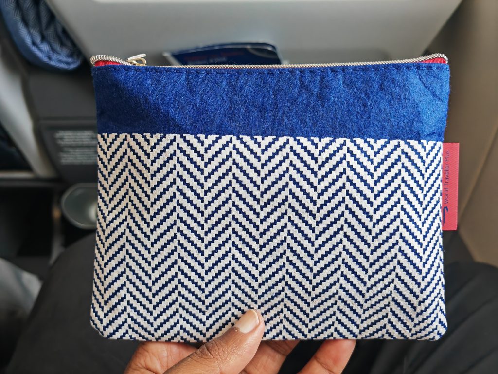 BA Premium Economy Amenity Kit