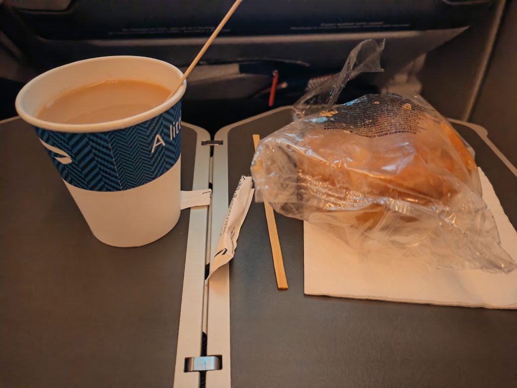 BA Premium Economy Light Snack Austin London