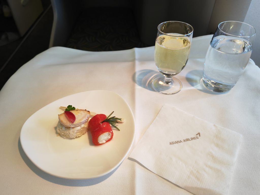 Asiana Airlines Business Class Amuse Bouche