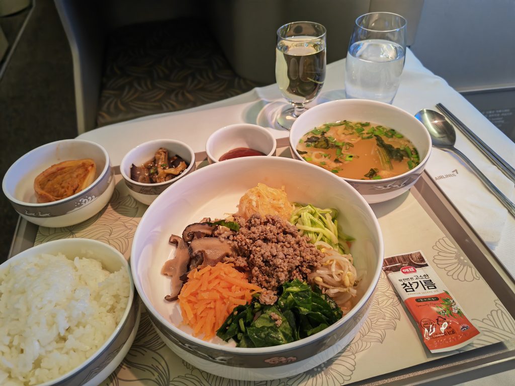 Asiana Airlines Business Class Bibimbap