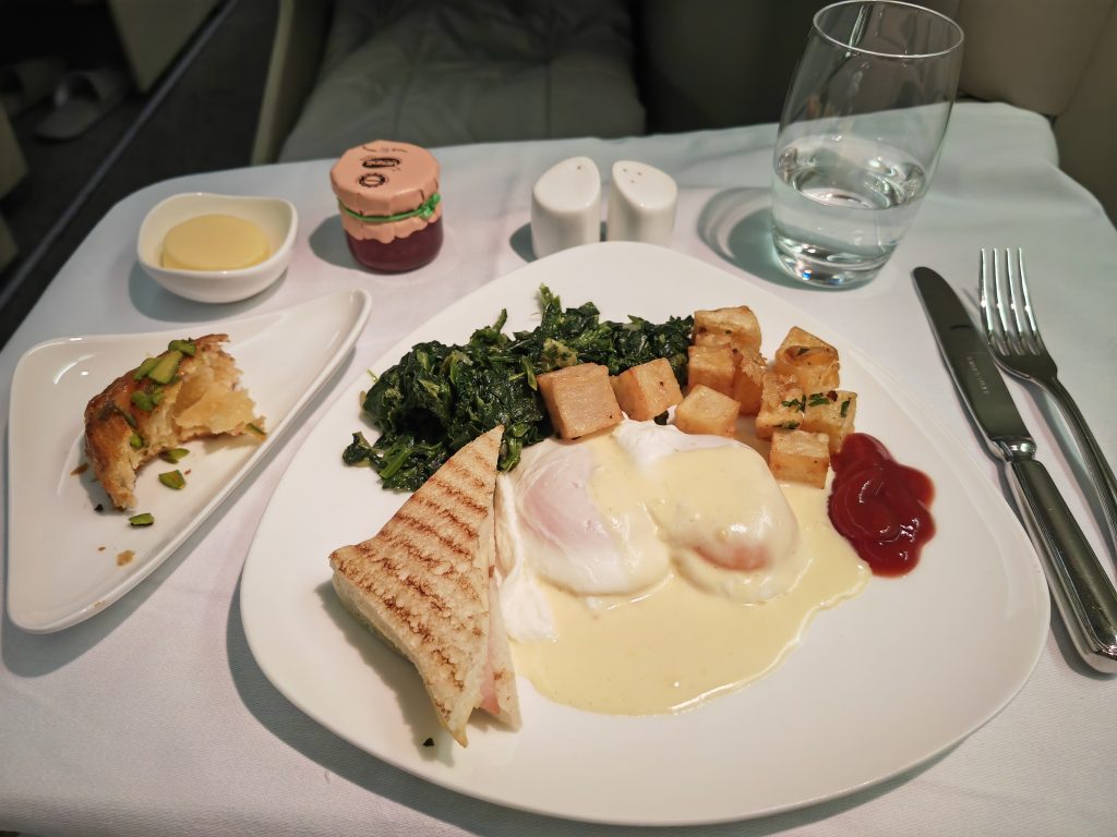 Asiana Airlines Business Class Breakfast main