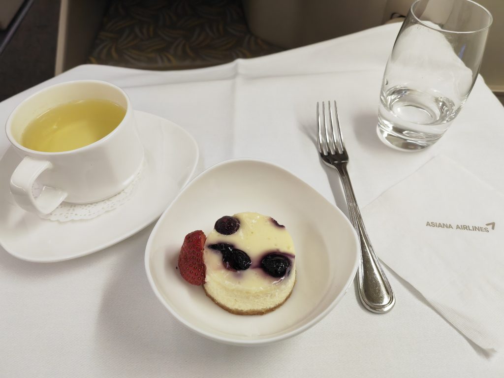 Asiana Airlines Business Class Dessert 2