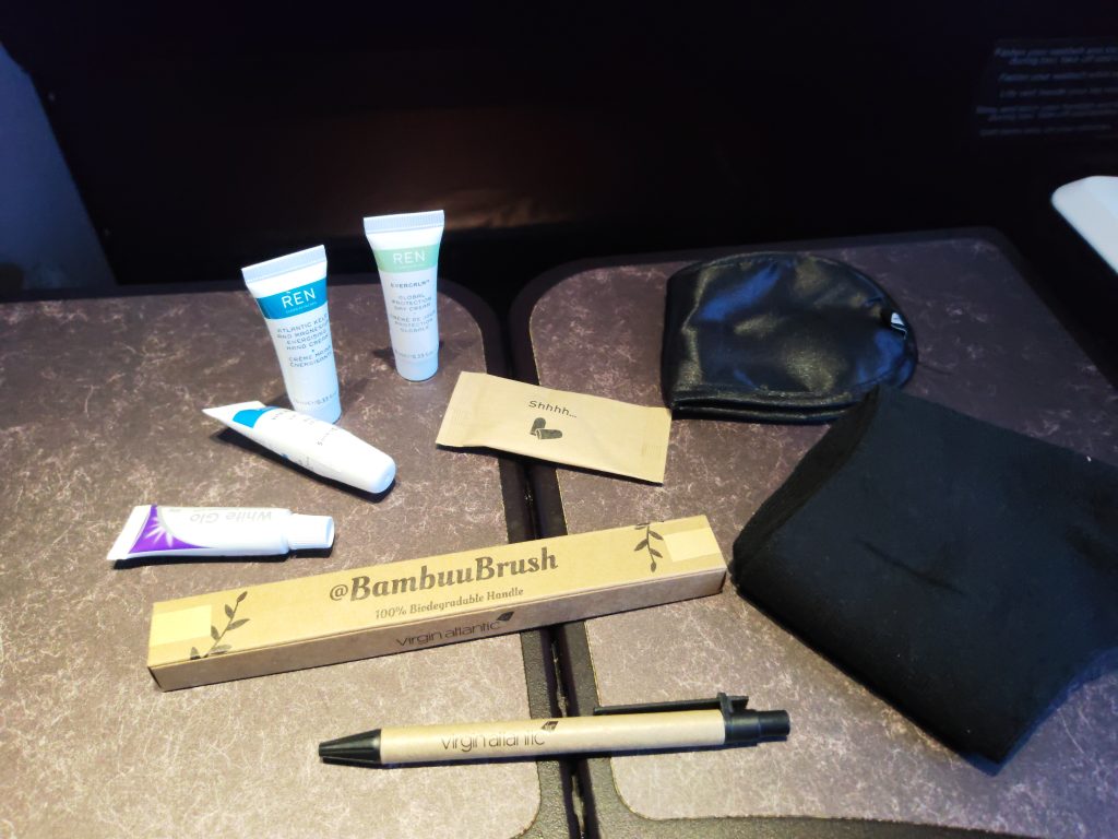 Virgin Upper Class Amenities