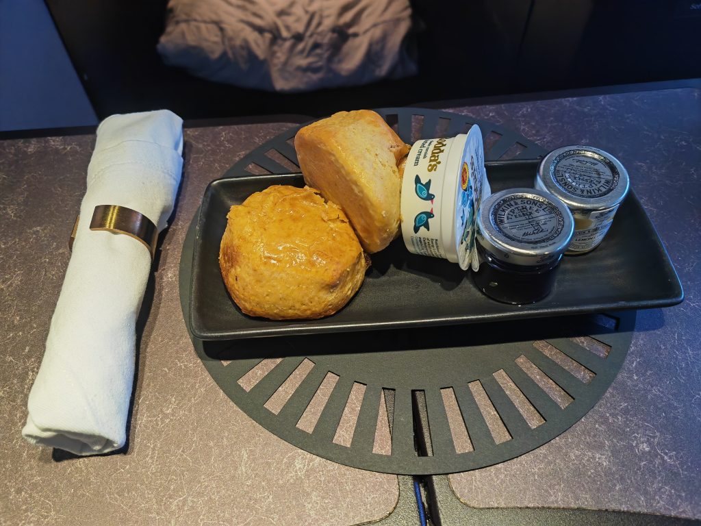 Virgin Upper Class Pre Landing Cream Tea