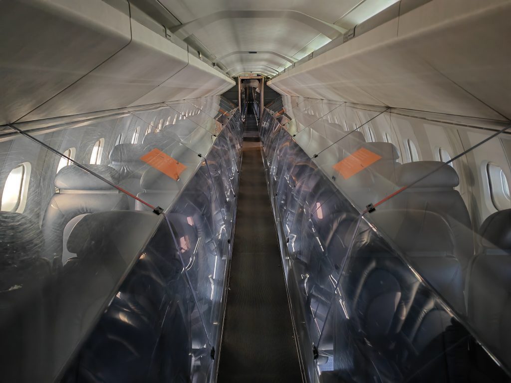 1970s Luxury Travel British Airways Concorde Cabin