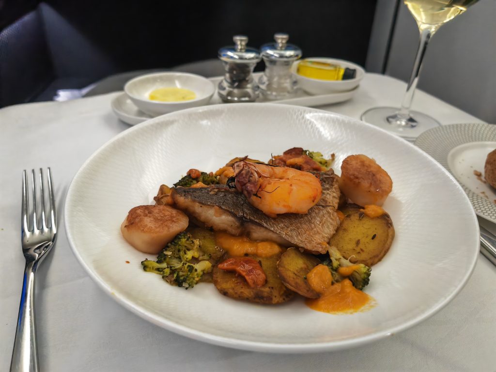 BA First Class To Mexico City Cornish Fish Stew