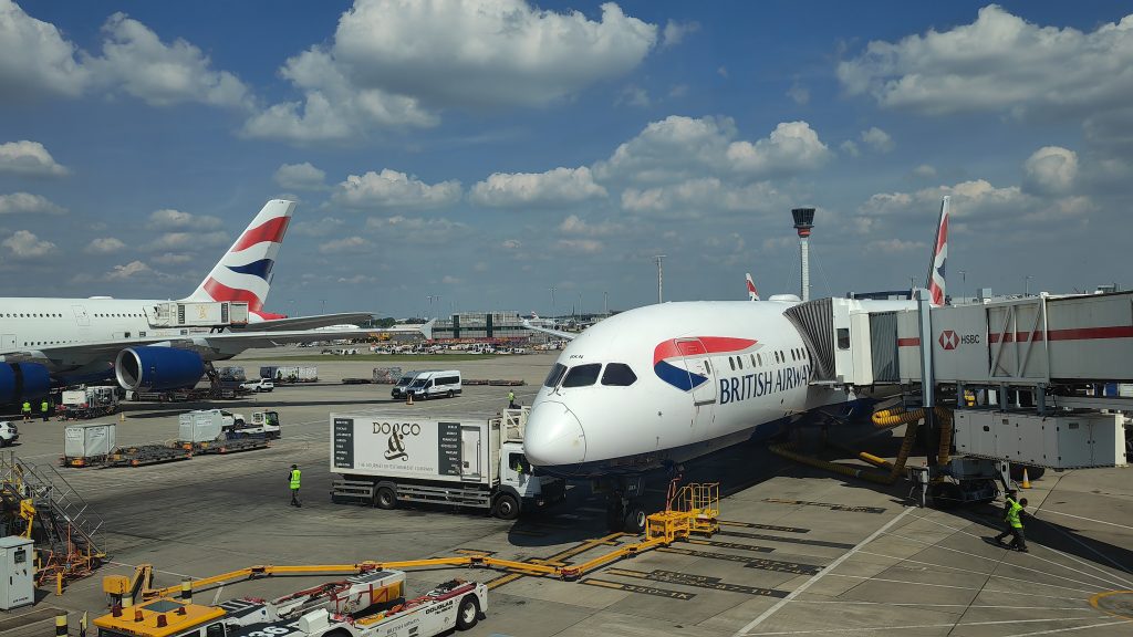 British Airways 787 9 At Heathrow