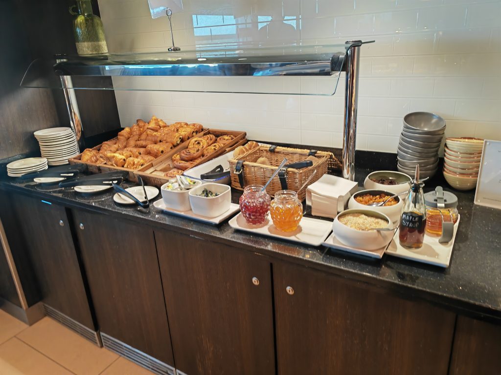 British Airways Lounge Gatwick Pastries and Jam