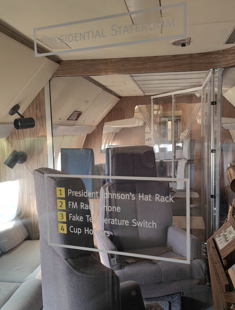 Presidential Stateroom on Air Force One SAM 970