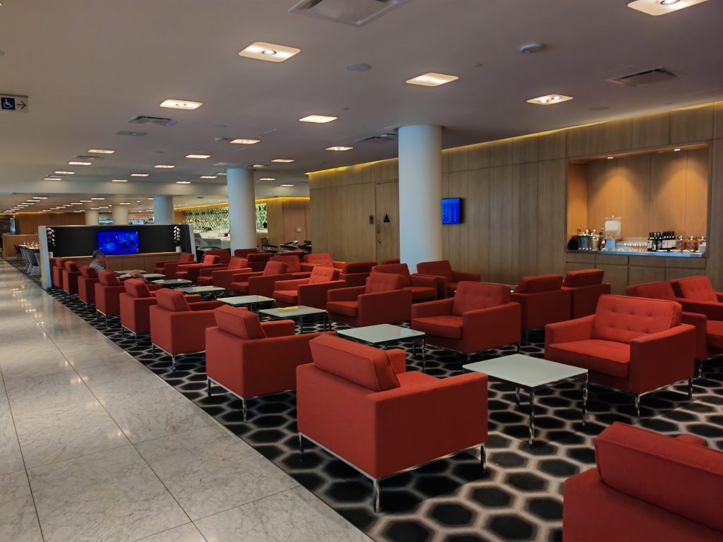 Qantas First Class Lounge LAX Central Seating Areas