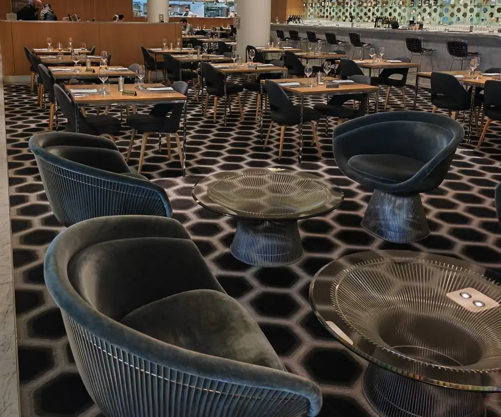 Qantas First Lounge LAX Casual Seating
