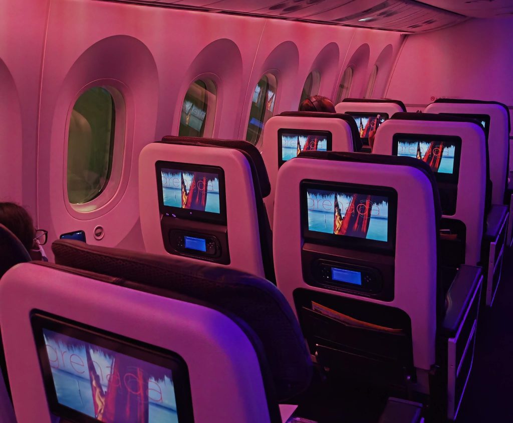 Virgin Premium 787 Cabin