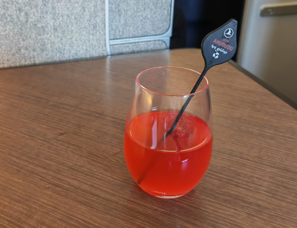 Welcome Drinks Turkish Business Class