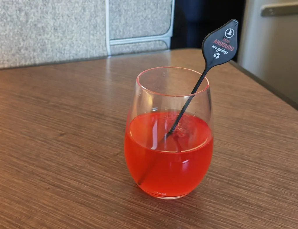 Welcome Drinks Turkish Business Class