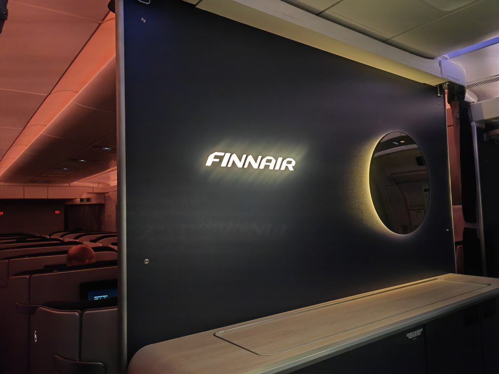 Finnair A350 AirLounge Entrance