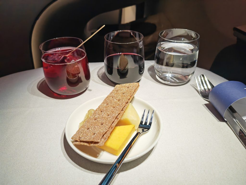 Finnair Business Seoul To HEL Cheese Course