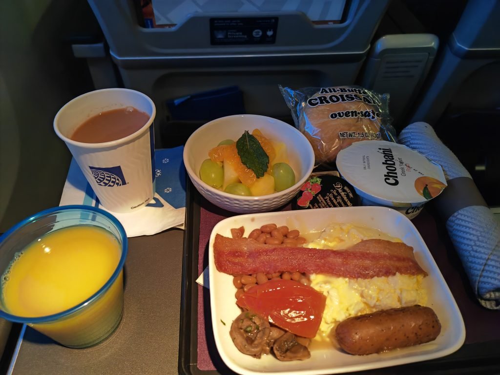 United Premium Plus Breakfast Houston To London