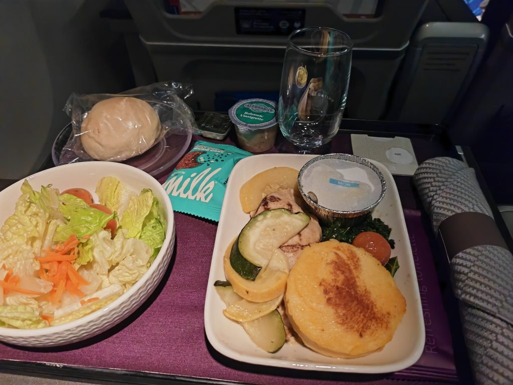 United Premium Plus Dinner Houston to London