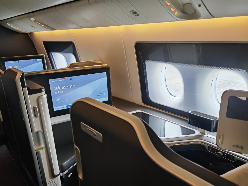 British Airways 777 Suites First Class 2K