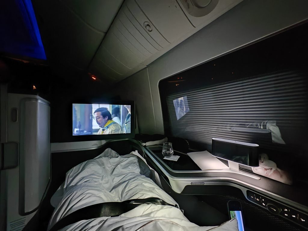 British Airways 777 Suites First Class Bed