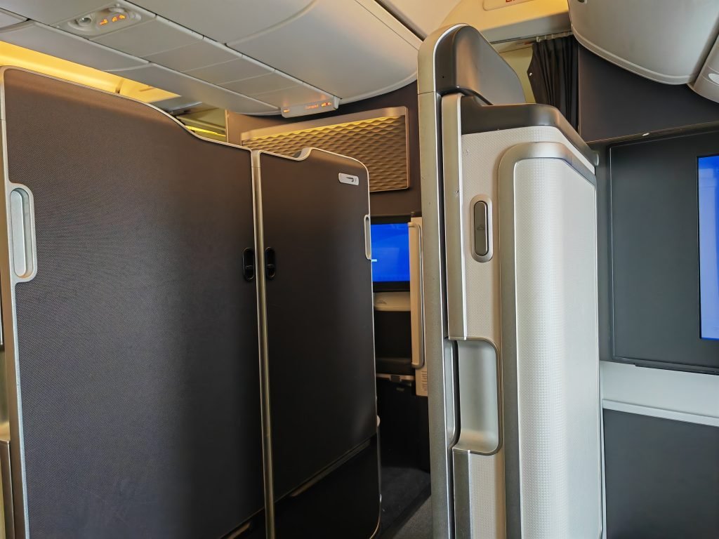 British Airways 777 Suites First Class Doors