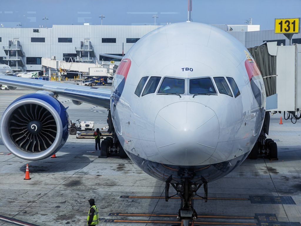 Close up British Airways G STBO