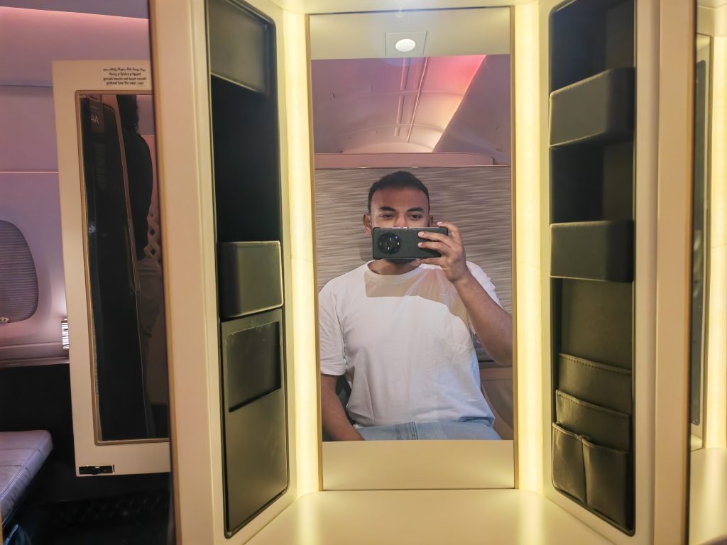 Etihad Apartments Vanity Selfie