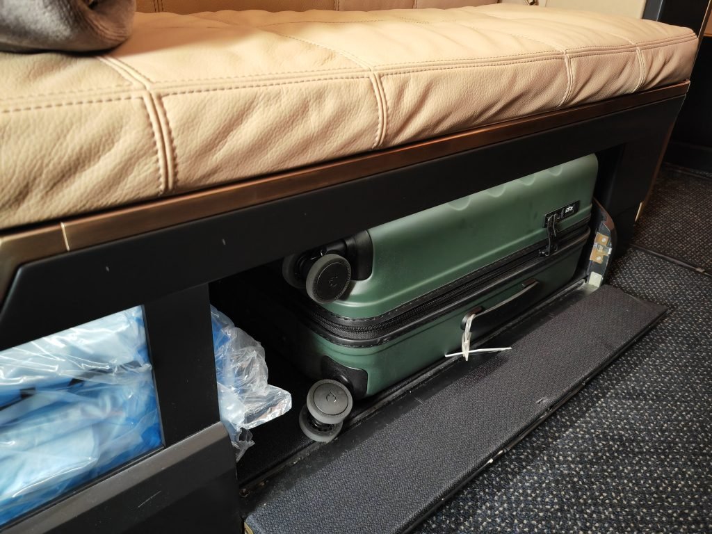 Etihad First Class Apartment A380 Carry On Storage