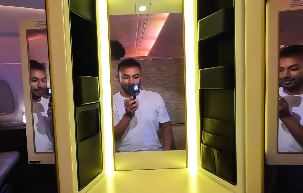 Etihad First Class Apartment A380 Personal Vanity Unit