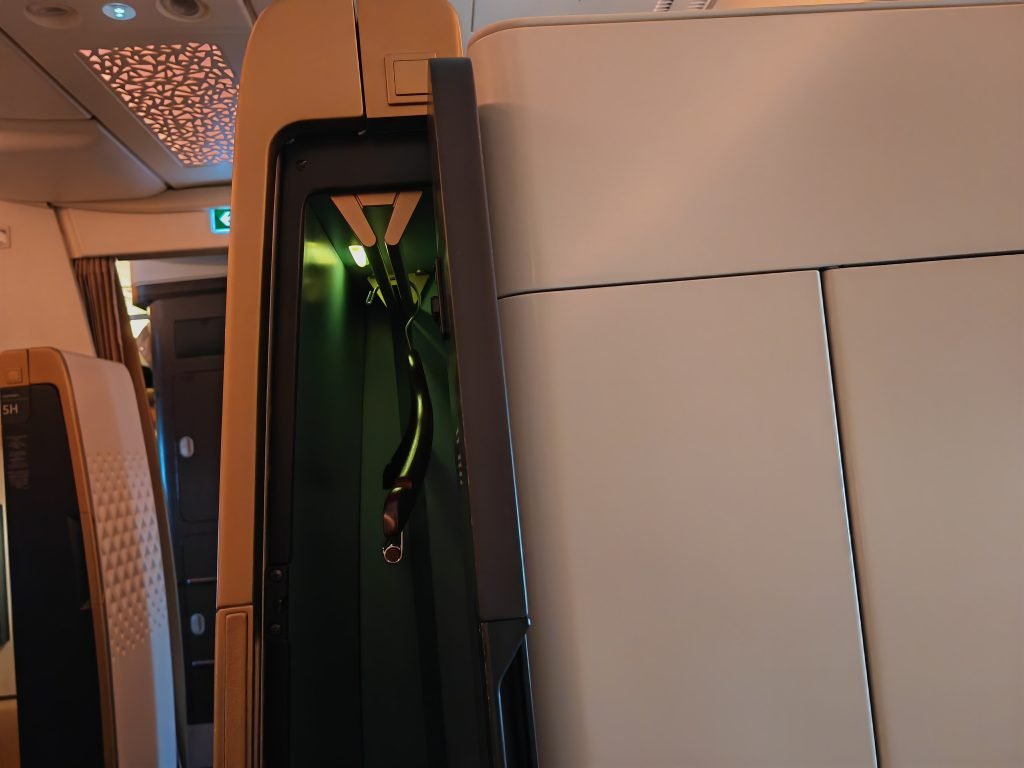 Etihad First Class Apartment A380 Personal Wadrobe