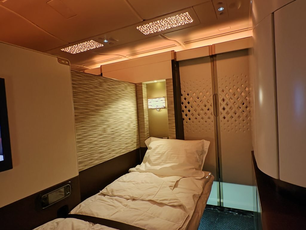 Etihad First Class Apartment Bed