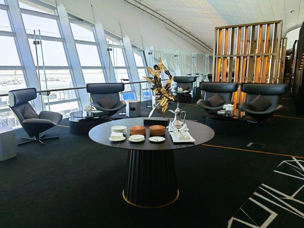 Etihad First Class Lounge Abu Dhabi Arabic Coffee Table