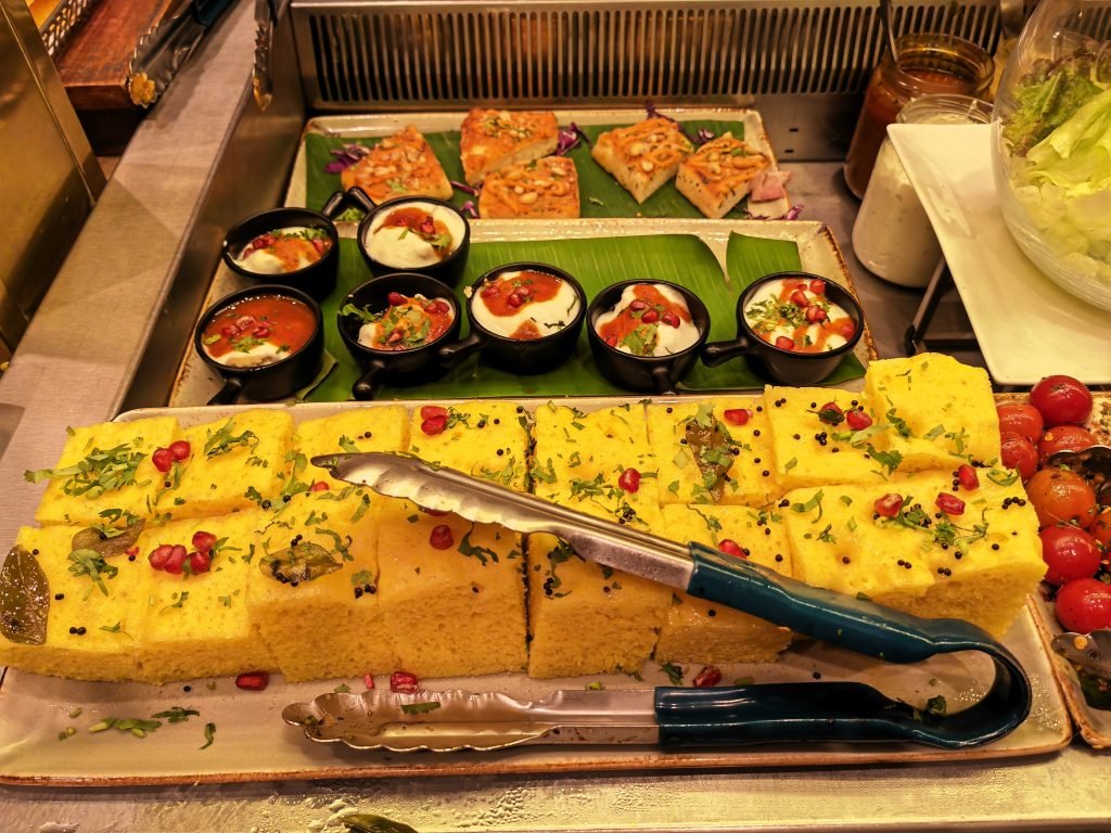 Adani Business Lounge Mumbai Buffet Items