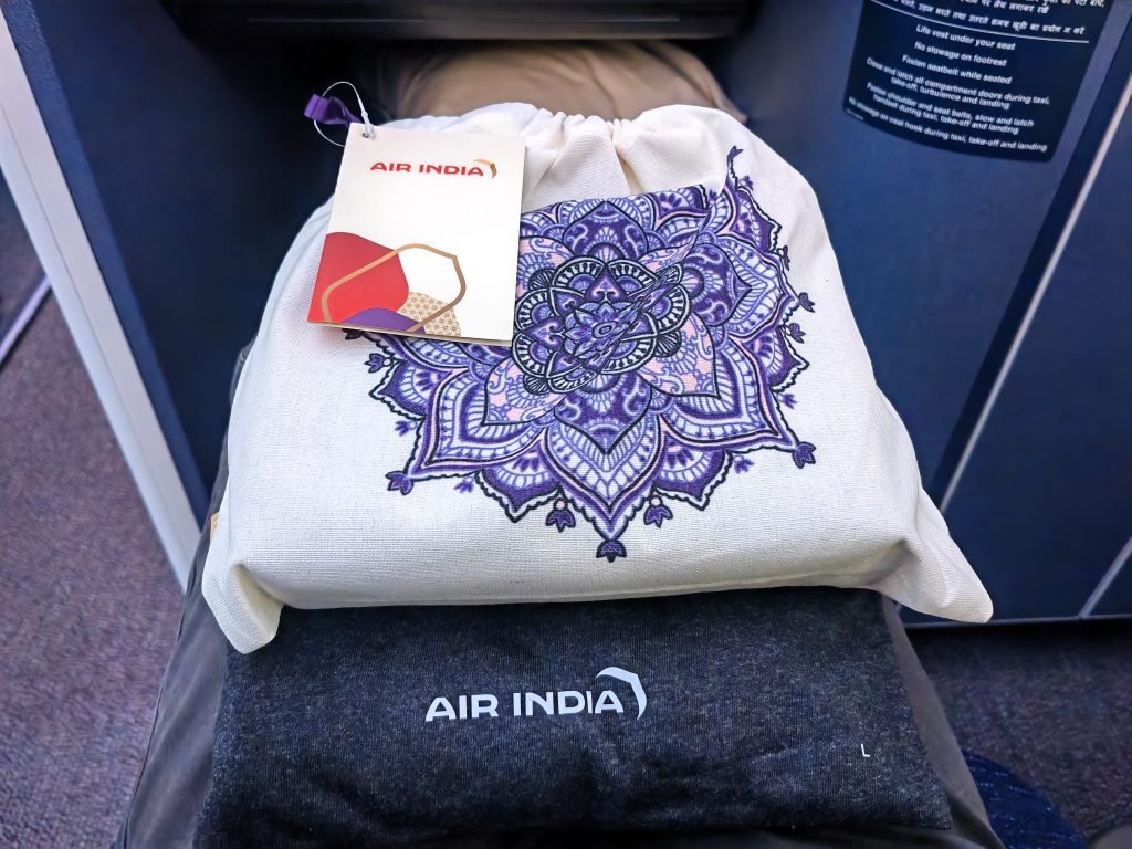 Air India A350 Business Class Amenity Packages